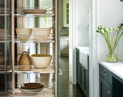 448-TP Wood Pantry Pullout