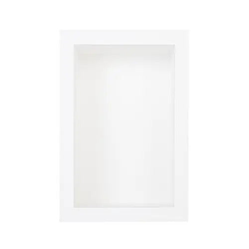Single Recessed Niche — Clean White